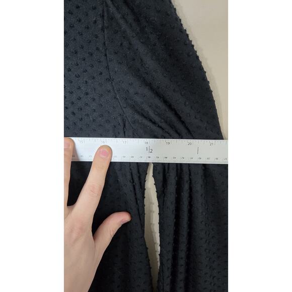 Lilly Pulitzer Womens Onyx Arlette Long Sleeve Dress Swiss Dot Design Size Large - Picture 7 of 7